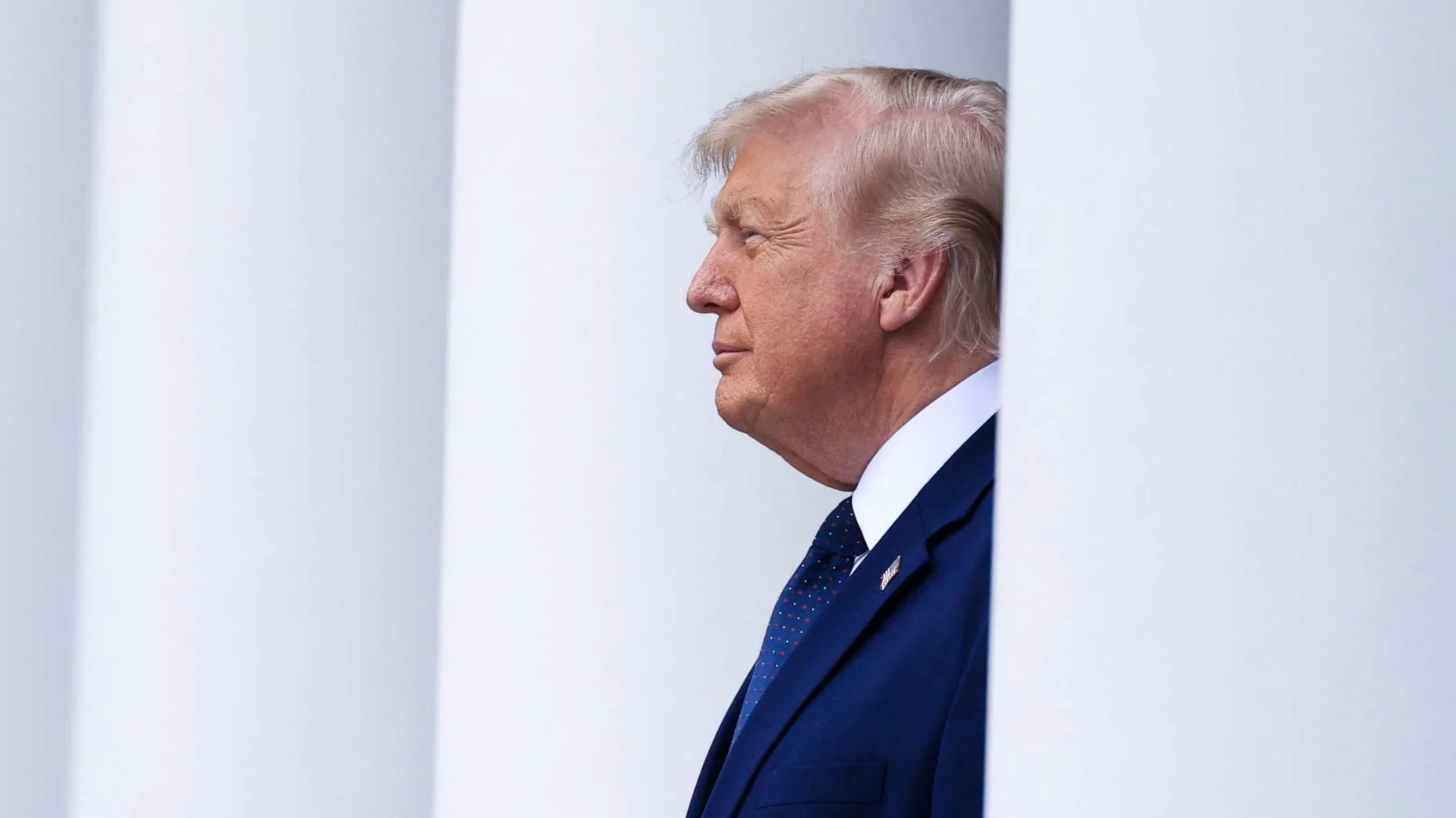 US President Donald Trump arrives for a luncheon in the Rose Garden of the White House in Washington, DC, US, on Monday, July 6, 2026.
