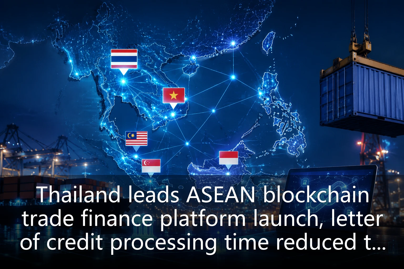 Thailand leads ASEAN blockchain trade finance platform launch, letter of credit processing time reduced to 2 hours