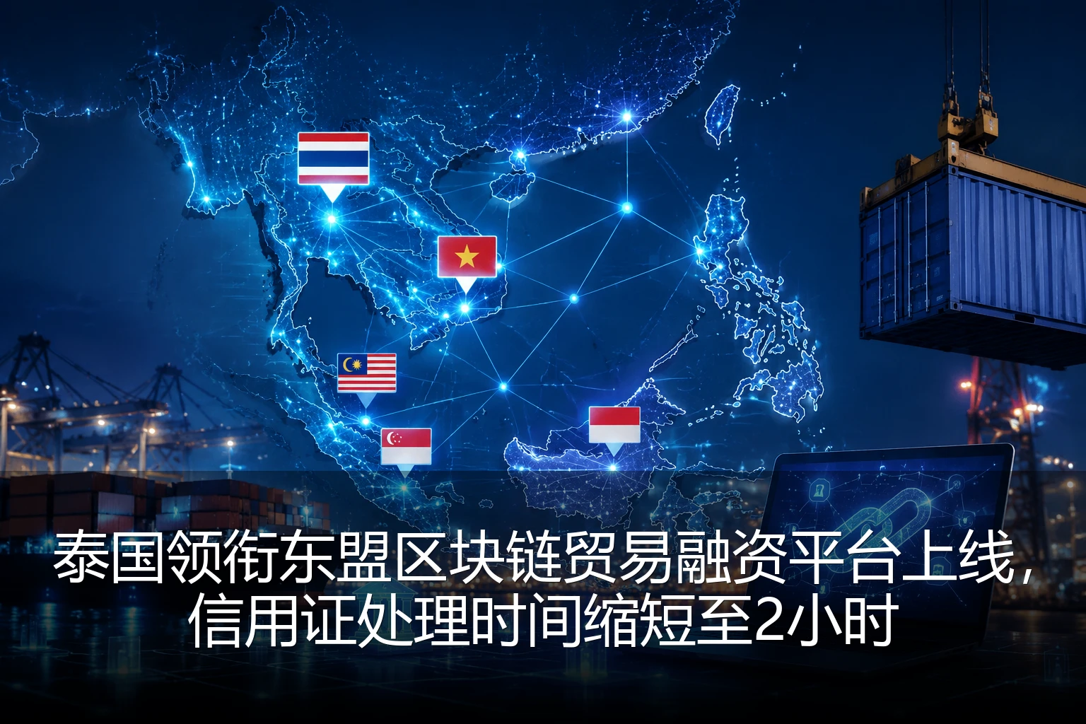 Thailand leads ASEAN blockchain trade finance platform launch, letter of credit processing time reduced to 2 hours