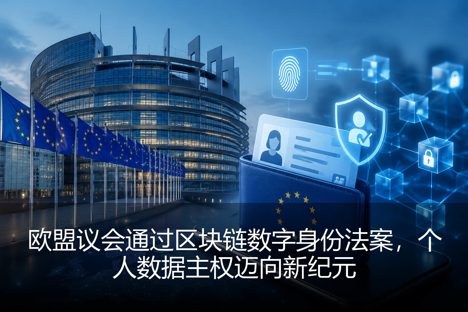 欧盟议会通过区块链数字身份法案，个人数据主权迈向新纪元