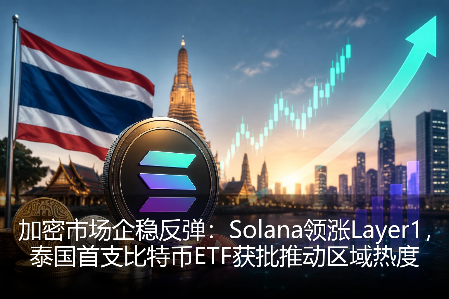 加密市场企稳反弹：Solana领涨Layer1，泰国首支比特币ETF获批推动区域热度