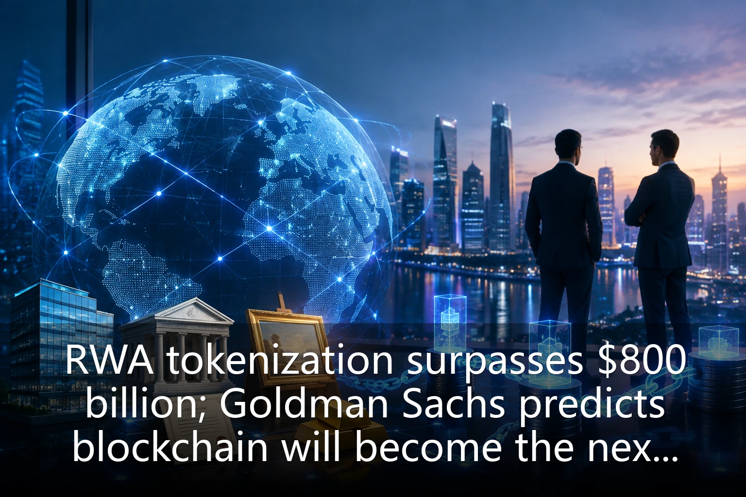 RWA tokenization surpasses $800 billion; Goldman Sachs predicts blockchain will become the next mainstream settlement layer