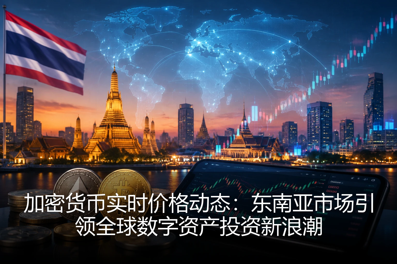 加密货币实时价格动态：东南亚市场引领全球数字资产投资新浪潮